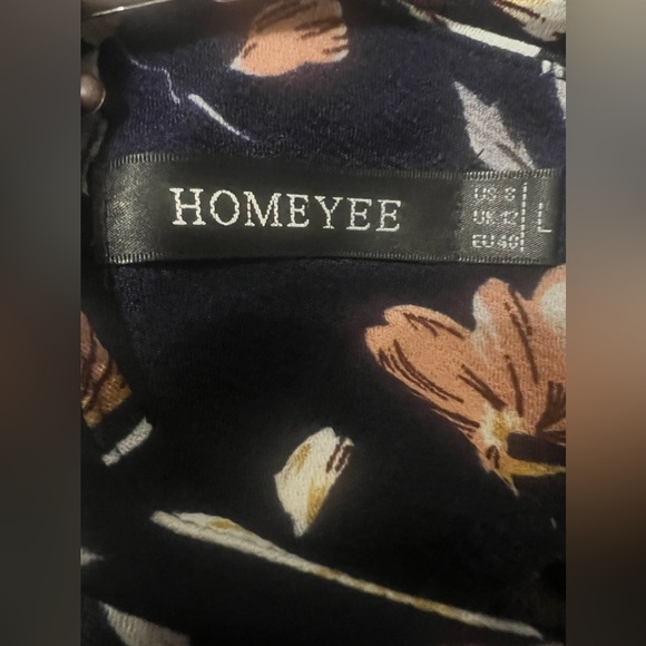 Homeyee Navy/floral woman’s dress 🌟🌸 - Picture 6 of 8